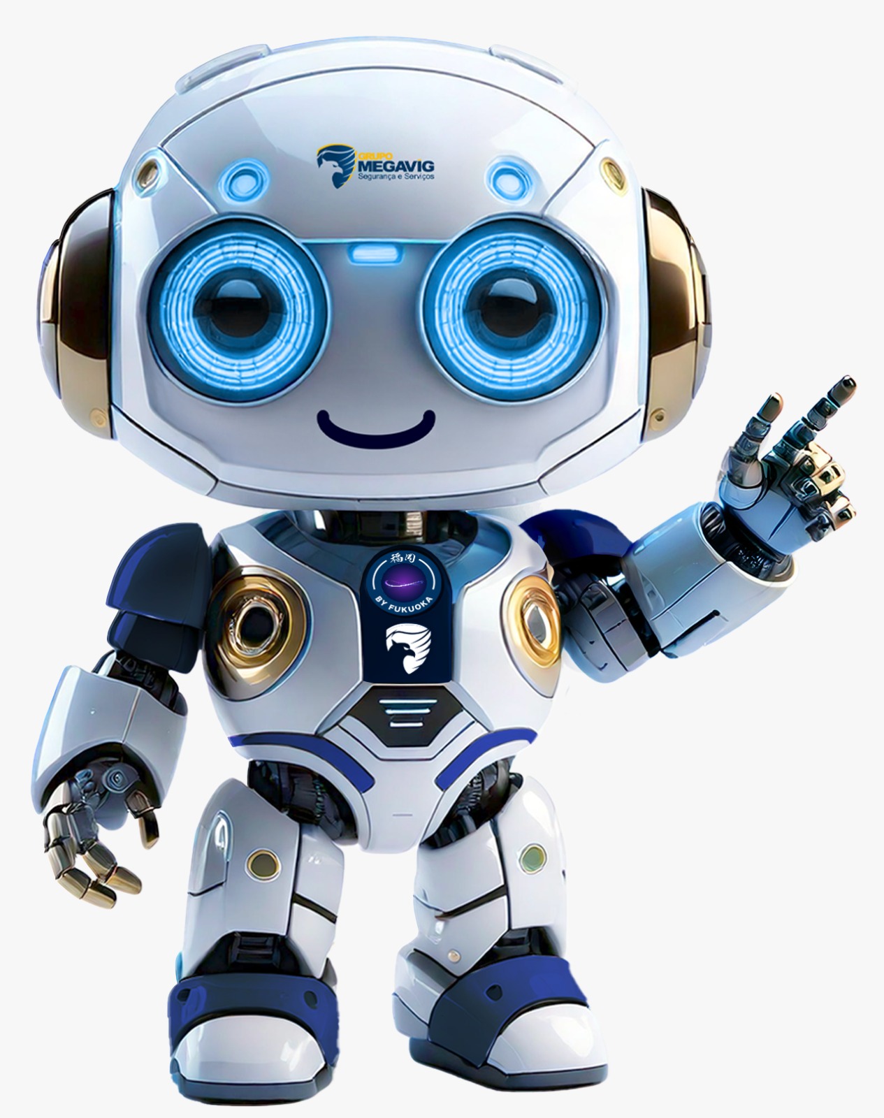Óscar, o robô mascote da Megavig